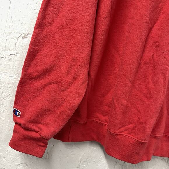 Not So Ugly Christmas Sweatshirt NIU Huskies Red Champion Large - Picture 6 of 6